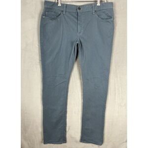 Fidelity Pants Men's 38 Blue Straight Leg Stretch Jimmy Havana Twill USA made